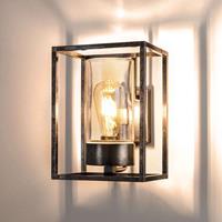 Moretti Buitenwandlamp Cubic³ 3363 nikkel antiek/helder