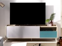 Kauf-Unique TV-Möbel BICA - 2 Türen - Mehrfarbig