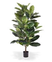 Elastica Robusta kunstplant 120cm - groen