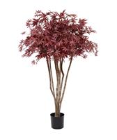 Acer deluxe kunstboom op stam 130 cm burgundy