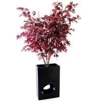 Acer Maple Y deluxe kunstboom 160cm - burgundy