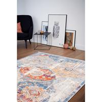 SCHÖNER WOHNEN-Kollektion Kurzflor Teppich Mystik  • mit feinen Fransen • 4 Groessen - Silber / 200 x 285 cm
