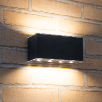 Solar LED wandlamp up downlight Olaf