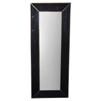PTMD Spiegel Rolf zwart hout metaal rechthoek 60 X 3,5 X 150
