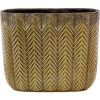 tersteege Planter Cecile ochre bloempot binnen 29 cm ovaal