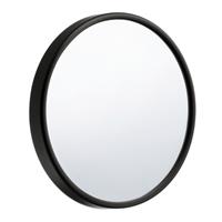 Smedbo Make Up spiegel voorzien van zuignap Zwart ABS Spiegelglas Diameter 130 mm Zwart FB622