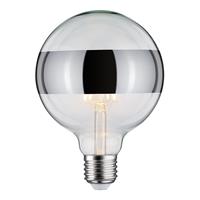 Paulmann Globe 6,5 Watt E27 Ringspiegel Silber Warmweiß LED-Leuchtmittel, E27, Warmweiß