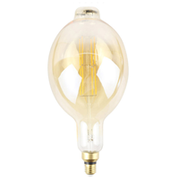 groenovatie E27 LED Filament BT180 Goud Globelamp 12W Warm Wit Dimbaar