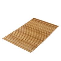 Badematte Level Holzmatte, Kleine Wolke, Höhe 8 mm, rutschhemmend beschichtet, fußbodenheizungsgeeignet