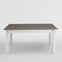 Life Meubles Tisch in Weiß Grau Kiefer Massivholz