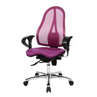 Topstar Bürodrehstuhl Sitness 15 mit Armlehnen lila violett