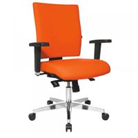 Topstar Bürodrehstuhl Lightstar 10 ohne Armlehnen orange