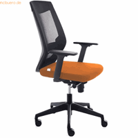 rocada Bürodrehstuhl mit Armlehne orange