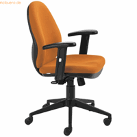 rocada Bürodrehstuhl mit Armlehnen orange