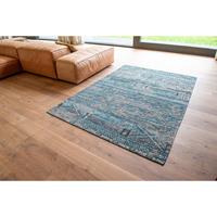 Home24 Laagpolig vloerkleed Kilim Zemmuri Blue, 