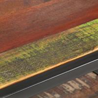 vidaXL Couchtisch 60x60x35 cm Recyceltes Massivholz Mehrfarbig
