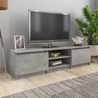 vidaXL Tv-meubel 140x40x35,5 cm spaanplaat betongrijs