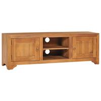 vidaxl TV-Schrank 120x30x40 cm Teak Massivholz Braun