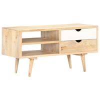 vidaXL Tv-meubel 90x35x45 cm massief mangohout