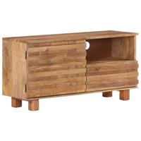 vidaxl TV-Schrank 90 x 30 x 45 cm Mango-Massivholz Braun