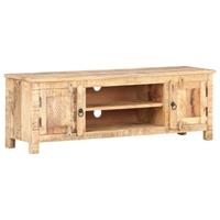 vidaxl TV-Schrank 120x30x40 cm Raues Mangoholz Braun