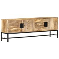 vidaxl TV-Schrank 140×30×50 cm Massivholz Mango Braun