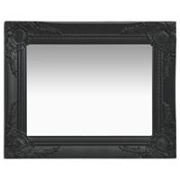 vidaXL Wandspiegel barok stijl 50x40 cm zwart