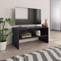 vidaXL Tv-meubel 80x40x40 cm spaanplaat hoogglans grijs