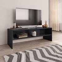 vidaXL Tv-meubel 120x40x40 cm spaanplaat hoogglans grijs