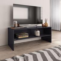 vidaXL Tv-meubel 100x40x40 cm spaanplaat hoogglans grijs