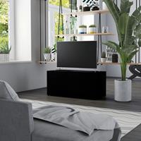 vidaXL Tv-meubel 80x34x36 cm spaanplaat zwart