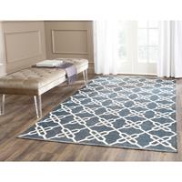 Safavieh Eco-Friendly Indoor Hand Made Area Rug, Recycled Plastic Collection, TMF121, in Ink, 152 X 244 cm
