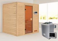 Woodfeeling | Sauna Adelina | Kachel 4,5 kW Externe Bediening