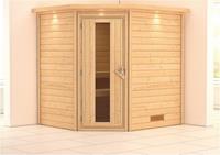 Karibu houtfeeling sauna binnen cabine mia