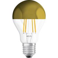 osram LED STAR MIRROR CLASSIC A 54 BLI Warmweiß Filament Gold Verspiegelt E27 Glühlampe, 114616 - 