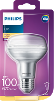Philips LED CLA 8W (100W) R80 E27 WW 36D Reflectorlamp