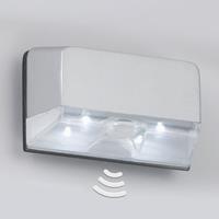 di-ka LED Außenleuchte Lero Outdoor mit Sensor, silber - 