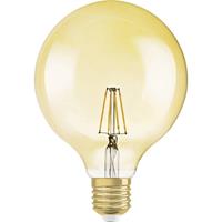 osram LED VINTAGE 1906 CLASSIC GLOBE 124 22 FS Warmweiß Filament Gold E27 Kugel, 808980 - 