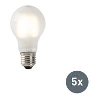 luedd 5er Set E27 LED Glühlampen Milchglas A60 2W 200 lm 2700K - 