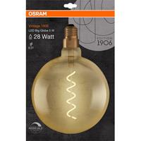 osram LED VINTAGE 1906 BIG GLOBE 200 28 FS DIM Warmweiß Filament Gold E27 Big Globe, 269729 - 