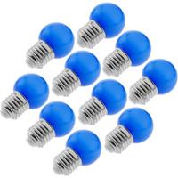 primematik LED Birne G45 1,5W 230VAC E27 blau Licht 10 pack - 