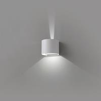 farobarcelona LED Außenwandleuchte SUNSET 2x3W 3000K IP54 Weiß - FARO BARCELONA