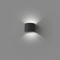 farobarcelona LED Außenwandlampe SUNSET 2x3W 3000K IP54 Dunkelgrau - FARO BARCELONA
