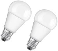 osram LED STAR CLA60 Lampe, 10 Watt, E27, matt, warmweiß - 2 Stück - 