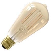 Calex Smart LED Edisonlamp | 7W Grote fitting E27 | 1800-3000K Goud