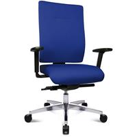 topstar Schreibtischstuhl SITNESS 70 | Ergonomisch | Mit Armlehnen | Blau | 