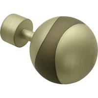 gardinia Endknopf Kira Orbit champagner-cappuccino, Ø 19 mm - 