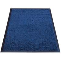 Schoonloopmat Karaat, High-Twist-nylon, 600 x 850 mm, blauw