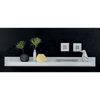 lomadox Wandboard in weiß Hochglanz COLORADO-61 mit Blende BxHxT: 200x20x18cm - 