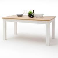 lomadox Esszimmer-Tisch BRASILIA-05 Tischplatte in Grandson Oak & Gestell Pinie Aurelio - B/H/T: 160/77/90cm - 